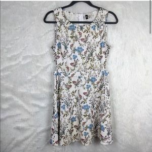Divided Floral Dress